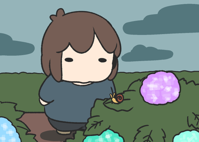 お前の怒りはどこにある。#庭先のカタツムリ 