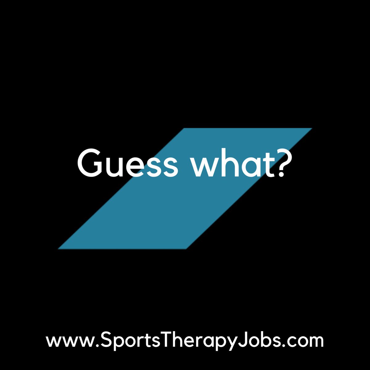 W H A T ?

You are not going to be surprised. More jobs have been added #SportsTherapyJobs