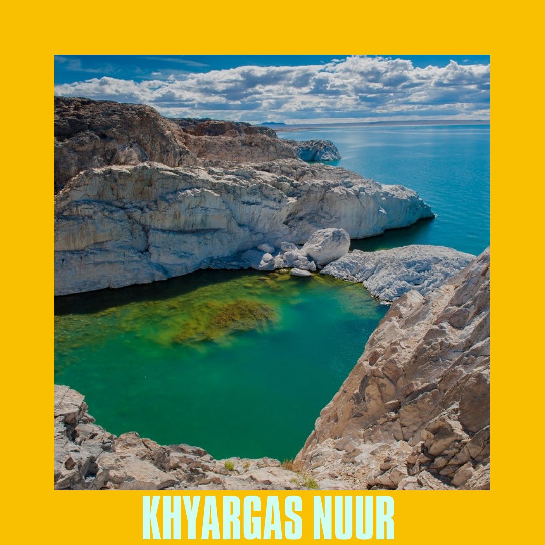 Across_borders1's tweet photo. Wanted to take a dip in the #pristineblue #waters of a cove on your Mediterranean holiday but couldn’t? What if you can do it in #Mongolia in a stunning lake? The #KhyargasLake offers you that opportunity. @tourmongolia
#gobidesert #mongols #nomads #bluesky #roadtrip #traveldream https://t.co/l2WpyphefK