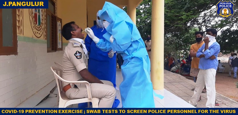 prakasam_police's tweet photo. Early Detection- Early Protection: Following the SP's Dasha Sutras police personnel undergoing COVID tests.
#DashaSutras
#EarlyDetection
#EarlyProtection
#COVID19
#prakasampolice https://t.co/VxCfNVZBY4