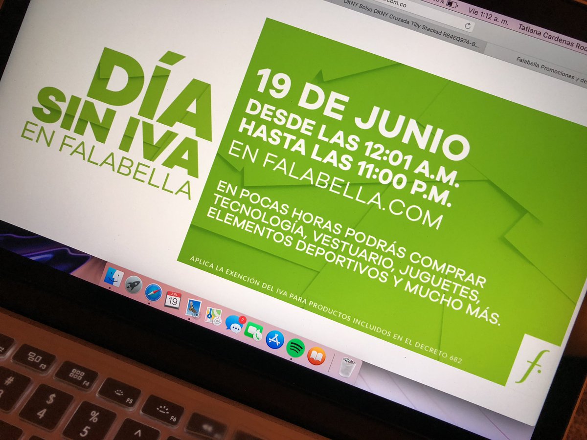 Taticr1's tweet photo. #DiaSinIVA Doy clic en la bolsa de compra en @falabella_co y me sale esto, ya llevo 4 pestañas en las mismas. https://t.co/ggaH3jVGMl