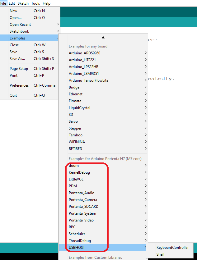 rocksetta's tweet image. #ArduinoPortentaH7 
#portentaH7
New Arduino Portenta H7

Looks like it has lots of example programs.