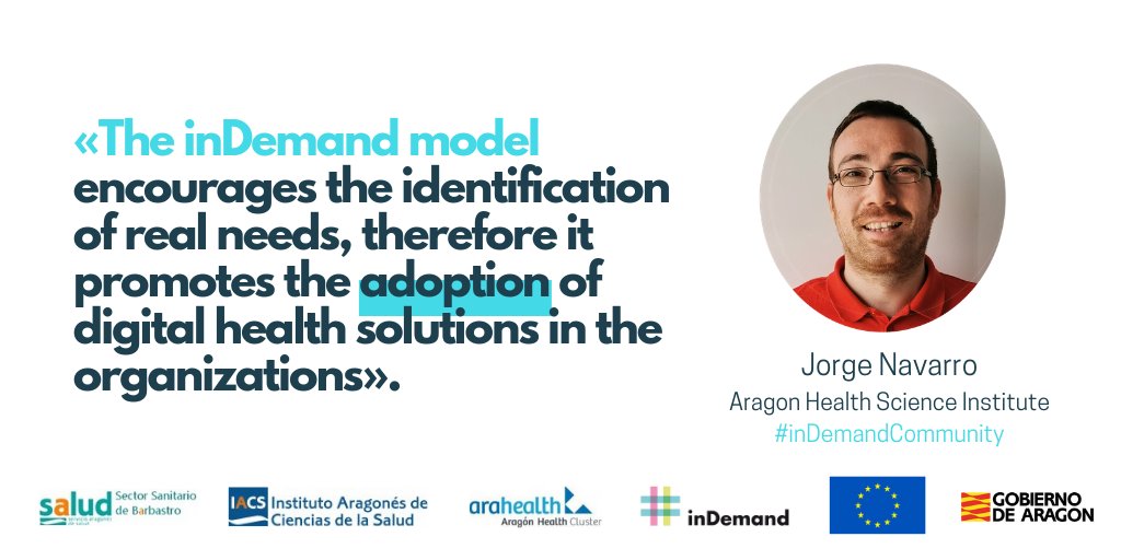 inDemandHealth's tweet photo. 🇪🇸 The Region of #Aragon in Spain has already implemented our innovative model!
Learn more about the benefits of the inDemand model - a combination of #DemandDriven and #CoCreation approaches at the same time. #DigitalHealth #inDemandCommunity https://t.co/c3trnJUmV9 https://t.co/OmkE6zV3WF