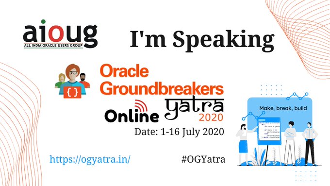 Timo Giese (@mbe7) on Twitter photo My talk about Grid Infrastructure and ASM got accepted. Happy to be part of this Event. #Oracle #Groundbreakers #OGYatra 2020 <a href="/AIOUG/">All India Oracle Users Group (AIOUG)</a> <a href="/groundbreakers/">groundbreakers</a> My talk about Grid Infrastructure and ASM got accepted. Happy to be part of this Event. #Oracle #Groundbreakers #OGYatra 2020 <a href="/AIOUG/">All India Oracle Users Group (AIOUG)</a> <a href="/groundbreakers/">groundbreakers</a>