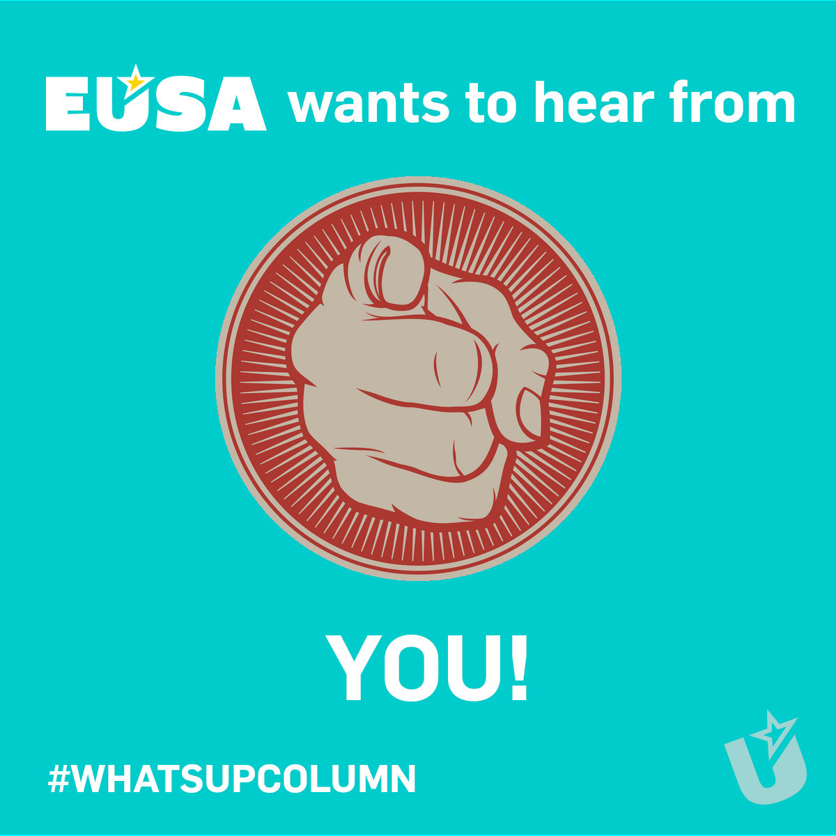 Are you a student with an opinion❓⁣
⁣
EUSA publishes a monthly What’s Up Student Column which gives student-athletes around Europe a chance to voice their opinions🗣️⁣
⁣
If you would like to propose a topic, send in your ideas to stc@eusa.eu 🖊️⁣⁣
⁣
#myeusa #eusaunisport