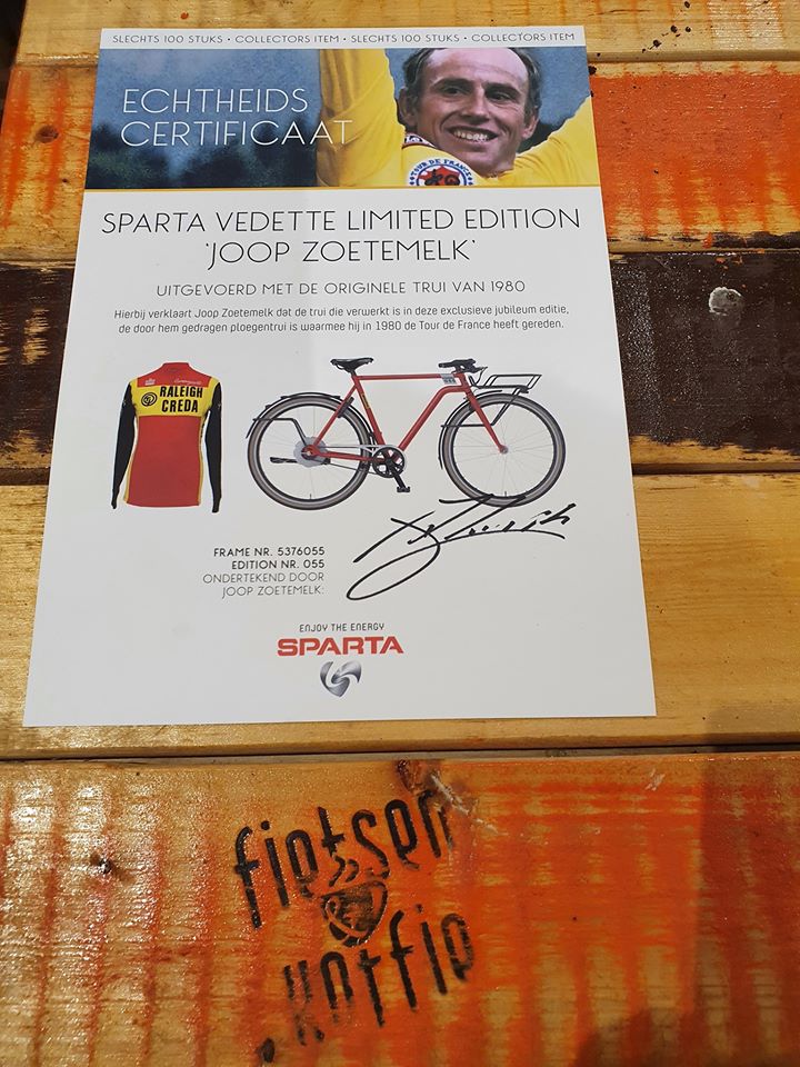 fietsen\u0026koffie в Twitter: „Voor de mensen die dachten dat ze alles al  hadden; De Sparta Vedette R1z LTD. Wij hebben 1 van de slechts 100  beschikbare fietsen. Bij aankoop van de Vedette