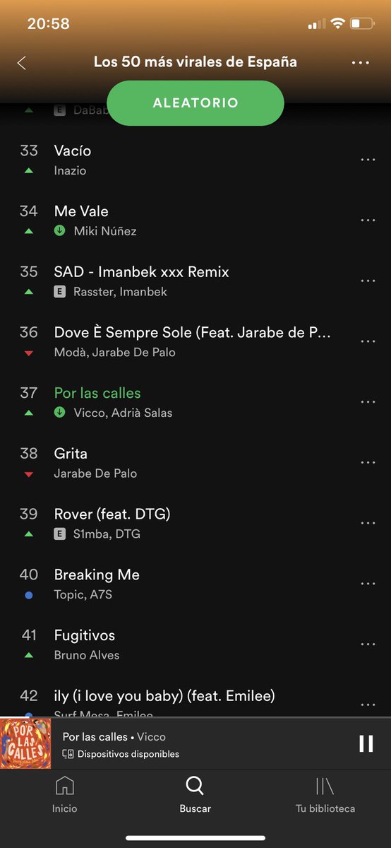 vicco_music's tweet photo. Por las calles ha entrado en la playlist “Los 50 virales de España” de @SpotifySpain ¡Muchisimas gracias! Si todavía no la has escuchado puedes hacerlo aquí https://t.co/YGTZf1VWvW https://t.co/Bkqy1Y5qN1