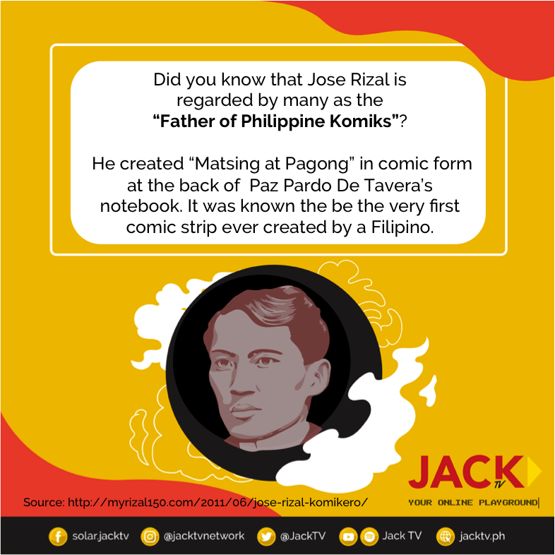 Our National Hero is also a Komikero. Happy 159th Birthday Dr. Jose Rizal!