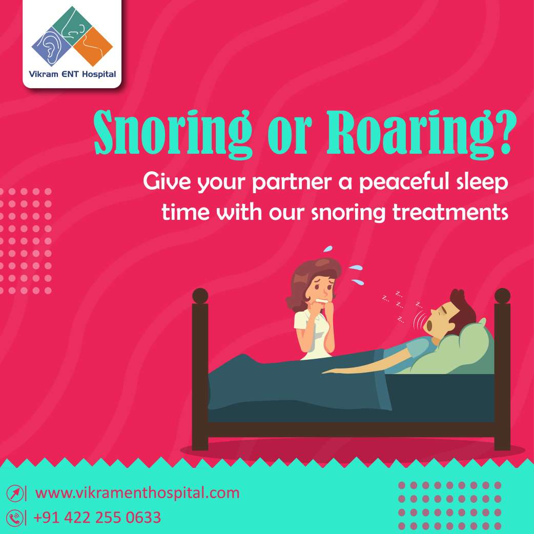 vikramentcare's tweet image. #SleepIssues #SnoringProblem #ENTHospital
#Snoring is a kind of condition which affects everybody but you. Keep your partner&apos;s peace by getting your snoring treated today!