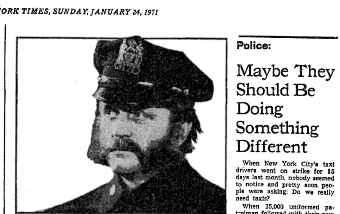 A Thread From Svscarpino In 1971 Over 85 Of The Nypd Effectively