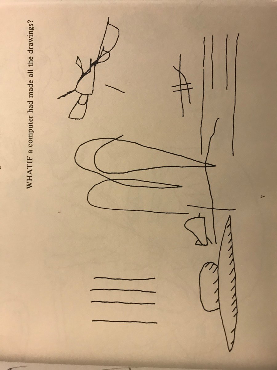 Cleaning my office and came across my copy of Harold Cohen's "The First Artificial Intelligence Coloring Book" from 1984. Maybe it is time for a second? <a href="/quasimondo/">Mario Klingemann💧💦</a> @glagolista <a href="/videodrome/">Robbie Barrat</a> ;-)