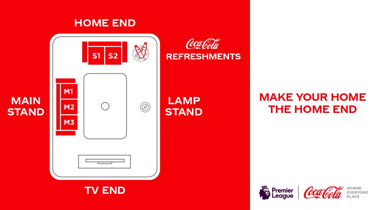 It's time to take your seat with @CocaCola_GB 

Is your Home End ready? 

#WhereEveryonePlays