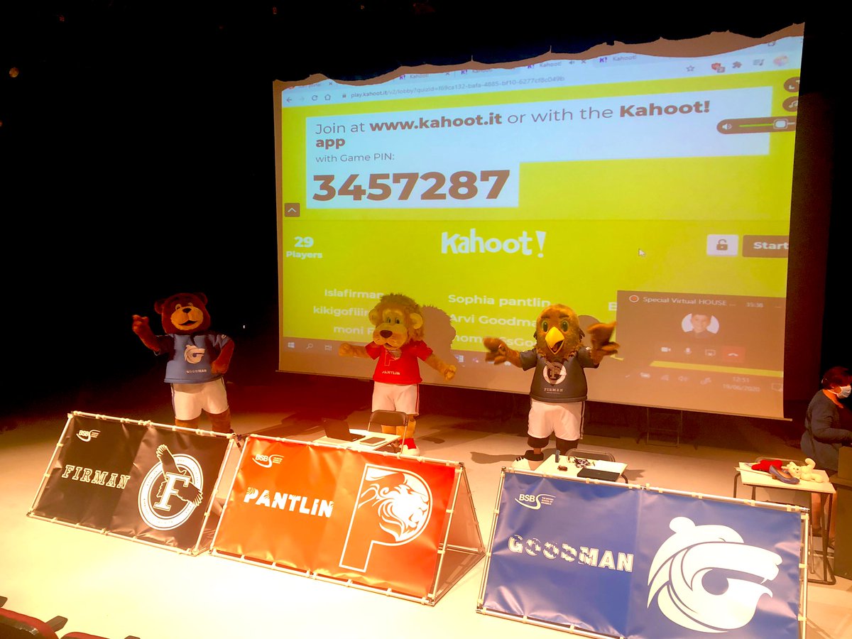 Thank you <a href="/BSB_Brussels/">The British School</a> House Captains and House Mascots for such a fantastic whole school House Quiz!! Great fun!