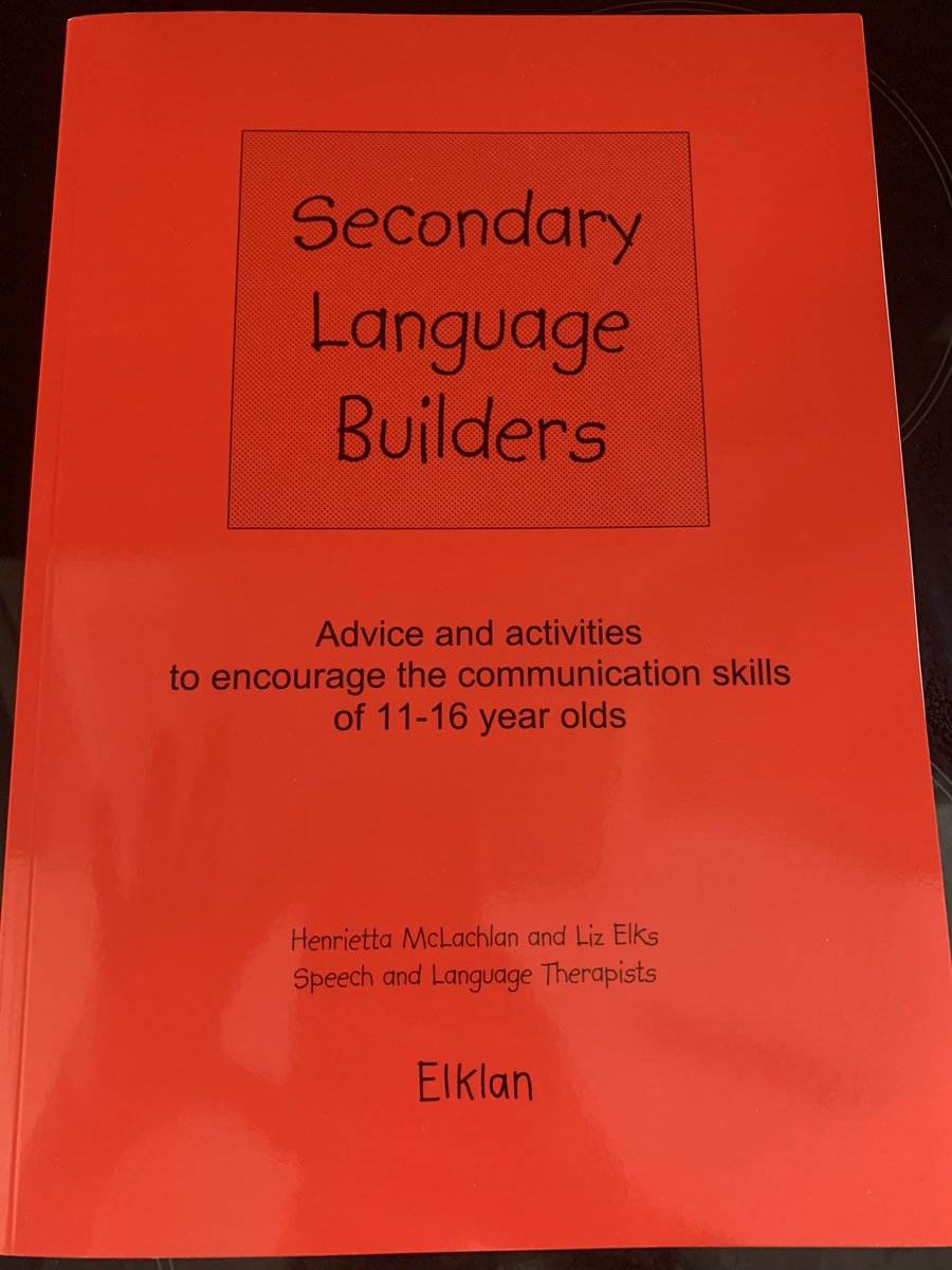 So excited to receive my <a href="/ElklanTraining/">Elklan Training</a> language builder book today  to develop myself in preparation for when the course starts . <a href="/MagnaCartaSch/">Magna Carta School</a> @TimSmithCEO <a href="/tmcsnobarriers/">No Barriers</a>