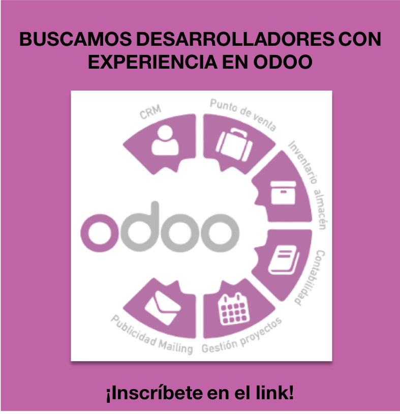 tecnativa's tweet photo. BUSCAMOS DESARROLLADORES
Queremos incorporar a nuestro equipo #desarrolladores con experiencia en #Odoo ¡únete a #Tecnativa!.
https://t.co/00zF7GNKP1

#trabajo #desarrollador #ofertadetrabajo #ofertadeempleo #ERP https://t.co/qZgtRJJp92