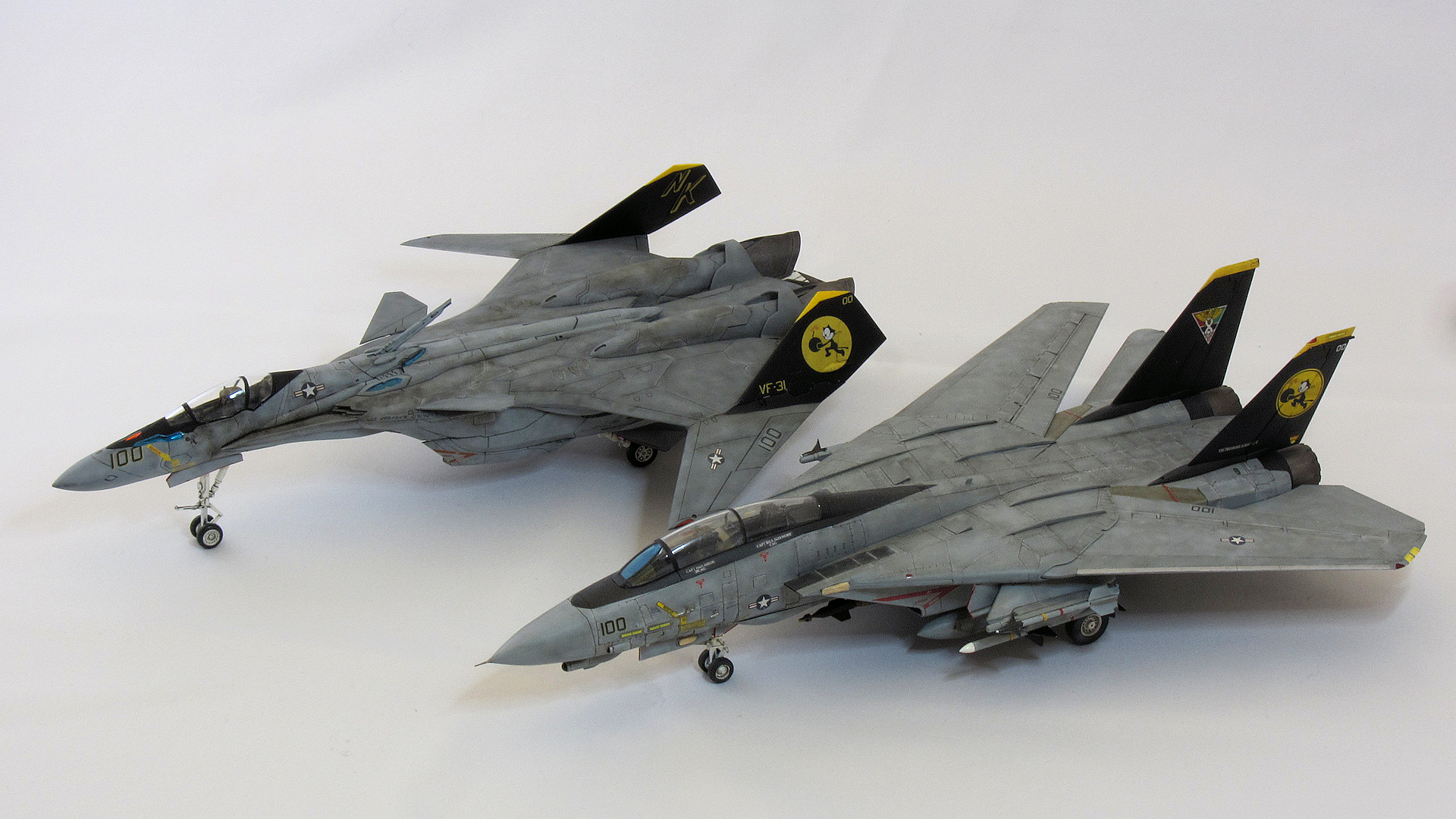 ট ইট র 熊猫 Vf 31 ジークフリード Vf 31トムキャッターズ ハセガワの1 72 Vf 31といえば第31戦闘飛行隊トムキャッターズでしょ というトム猫脳なのでこうなりました ファインのf 14dのデカールをそのまま使ってます 5 31完成 T Co