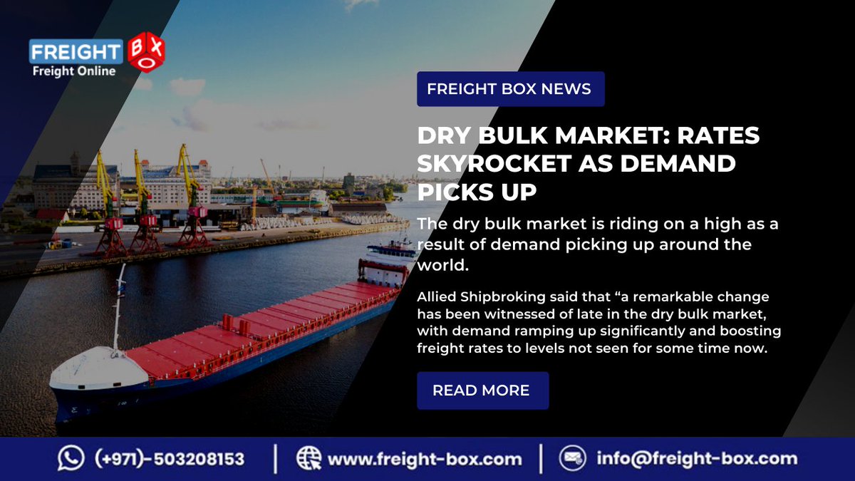 freight_box's tweet photo. Stay up-to-date with the freight and shipping industry through freight box.
Read more at: https://t.co/M4L6eaGTI9
For more, visit https://t.co/CzPwGLGcDI
#Freight #FreightBox #Shipping #logistics #trucking #cargo #registernow #info #traders #supplychain #services #Dubai #UAE https://t.co/Ls7gFc4GoB