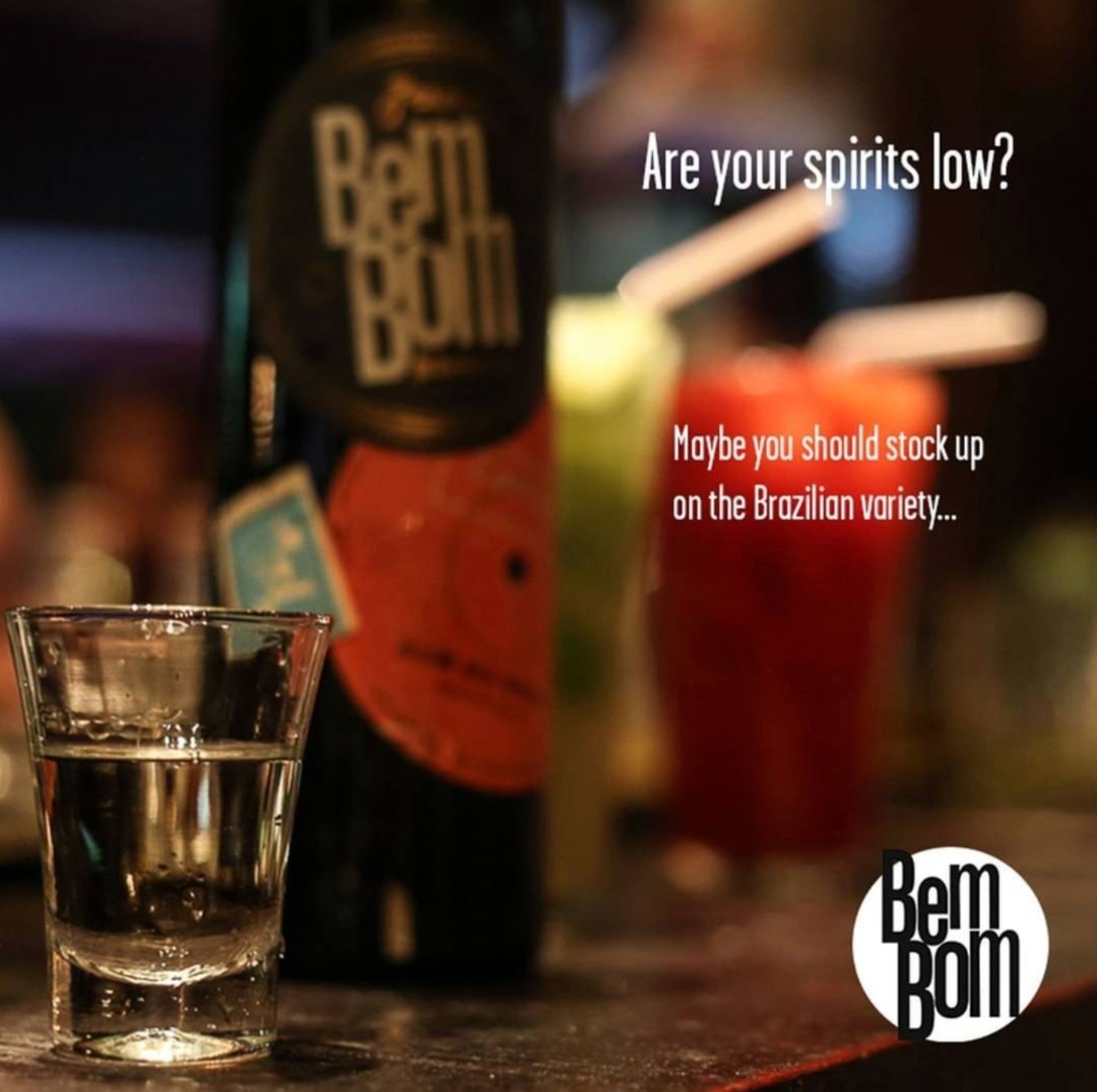 BemBomBrasilRum's tweet photo. Keep your spirits stocked up at all times. That's our motto!

#brazilianrum #rumbrasileiro #cachaca #brazilianspirits #bembom #vidaboa https://t.co/HOUXOZMiSG