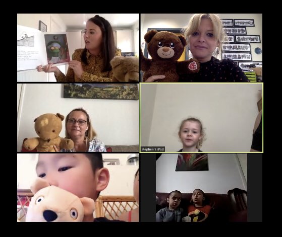 ReceptionHG's tweet photo. What a lovely morning we have had having a story and Teddy Bears Picnic with some our new Reception class for part of their transition 🐻🍰🍪 @hgprimary @MrsBail82433421 @nictanswell https://t.co/doraUKoBSw