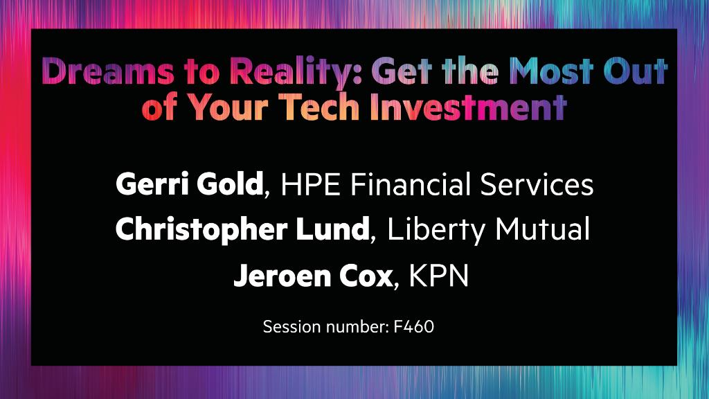 Looking for ways to fund your #budget? Monetize existing IT or choose pre-owned tech to overcome budget deficits and take the first step toward reimagining your IT estate. Join <a href="/gerrigold/">Gerri Gold</a> 's  #Discover2020 session to learn more. #digitaltransformation  hpe.to/6015GKFaB