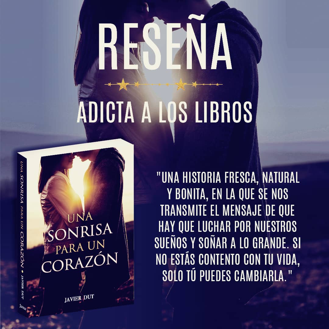 Javier_Dut's tweet photo. RESEÑA de UNA SONRISA PARA UN CORAZÓN en 'Adicta a los libros' ♥️ #reseña #unasonrisaparauncorazón #javierdut #edicionesjarosa #novela #review #literatura #libro #autor #author #juvenil #book #papel #amazon @adictaloslibrob https://t.co/KVZVpqjfjH