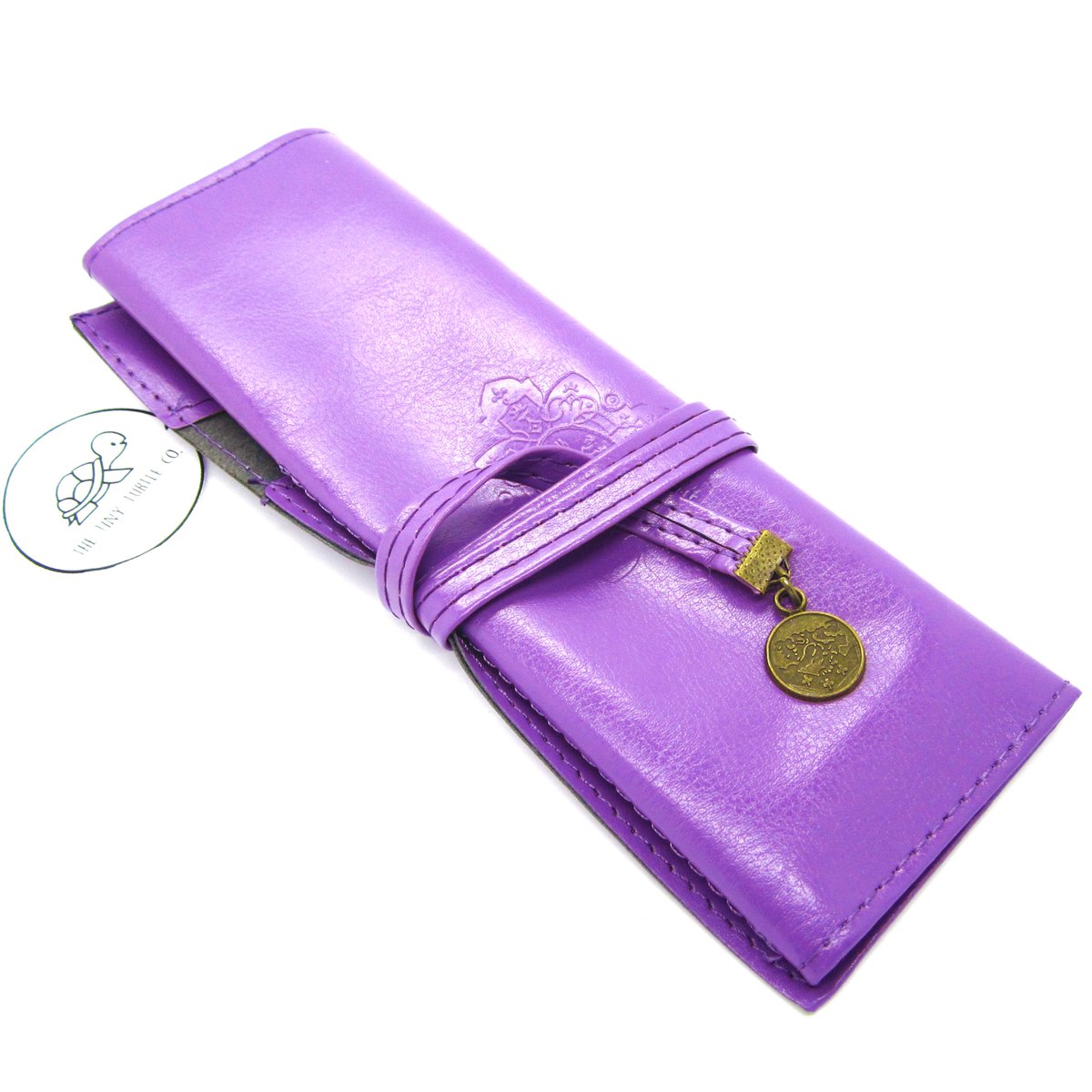 A classy way to wrap your pens and pencils in style: Oriental Pencil and Pen Wrap - Faux Leather embossed design etsy.me/3ehfP0g #pencilcase #designerpencilcase #canvaspencilcase #cutepencilcase #trendypencilcase #kawaiipencilcase #funpencilcase #giftpencilca
