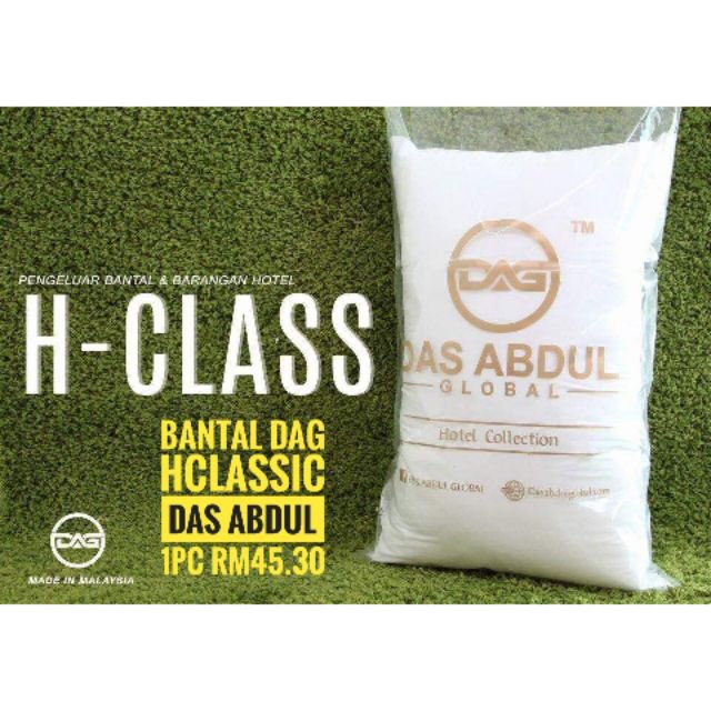 6. Bantal DAG. Bantal ni memang macam tidur kat hotel. Berbaloi sangat kalau nak ganti bantal ucuk masyam kat rumah tu