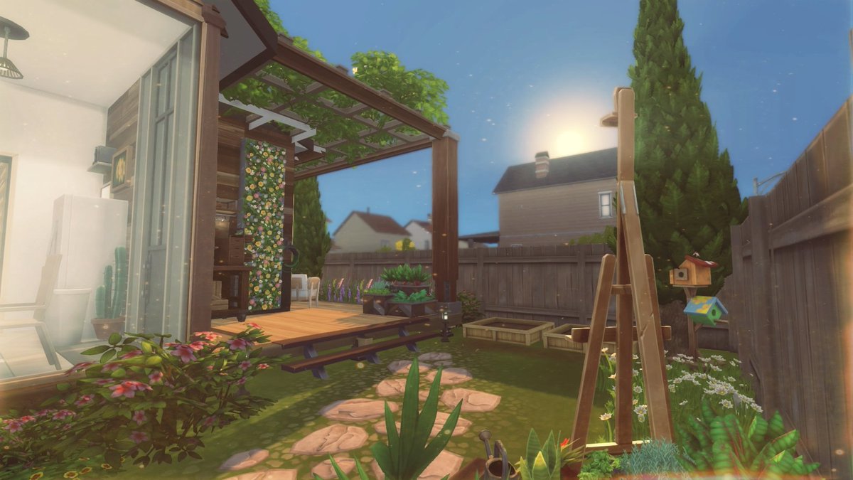 cactusbuilds's tweet photo. My Eco Starter Home speed build is up! ⬇️⬇️
 https://t.co/BzWqjL1I39

Using Base Game&amp;Eco Lifestyle only! And if you have tiny living, it's actually only 92 tiles🥺😍 

#thesims4 #ts4 #sims4console #ShowUsYourBuilds #smallyoutuber
#ecolifestyle @SimsCreatorsCom https://t.co/yuzE6HM2o3
