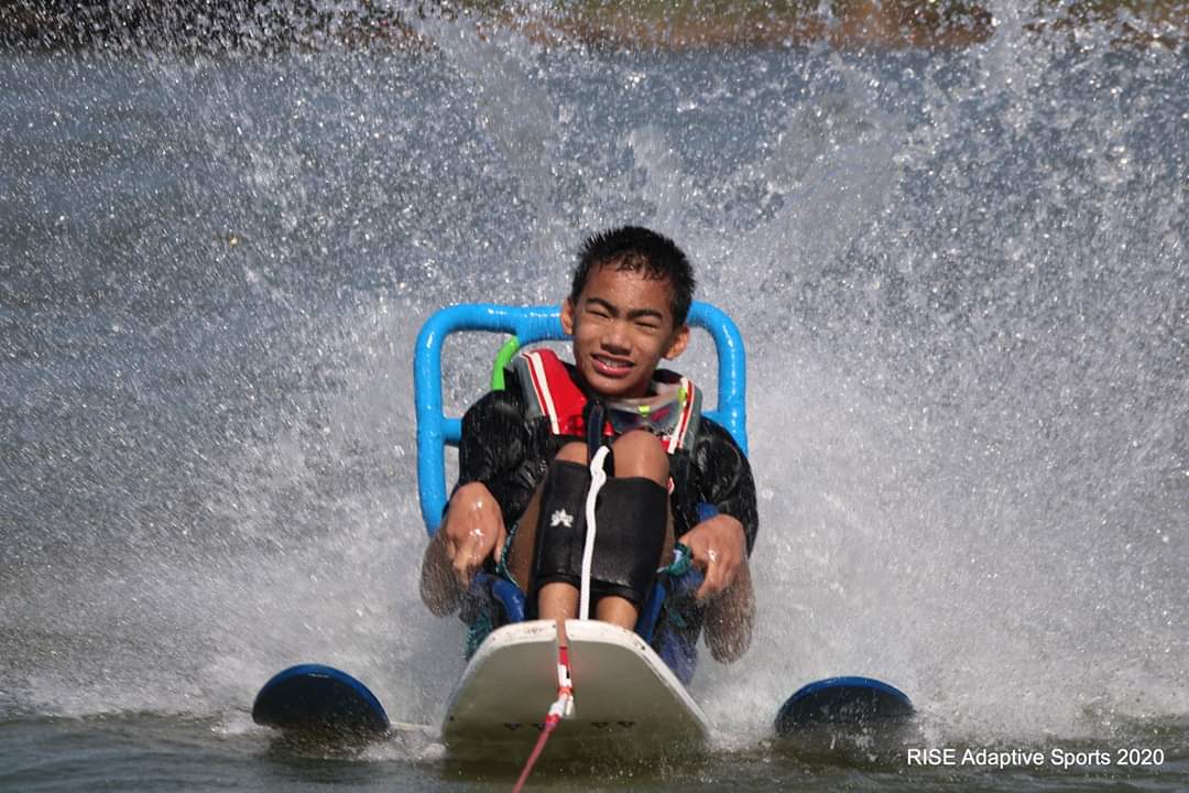 Special things happen to very Special People. Loui is a close friend with the Bowen Family, one of our best Volunteer Families. He got his first ski and jet ski ride Wednesday, tears were flowing.