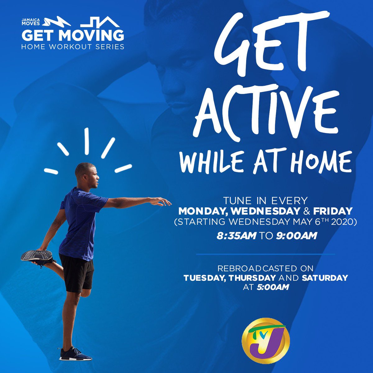 jamaica_moves's tweet photo. Today’s #GetMoving episode is Powered by the Jamaica Constabulary Force!👮🏾
We’re not at Training Camp, but we sure are getting ready for something challenging💪🏾 & FUN 🙌🏾
We’ll see you at 8:35AM on TVJ, don’t be late!
#JamaicaMoves #GetMoving #HomeFitJa https://t.co/17HIGeZ9EL