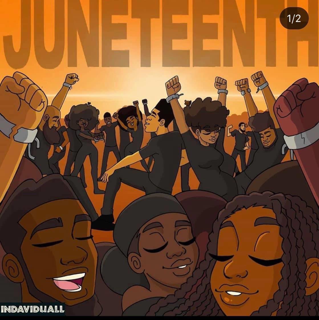 RizzyProduction's tweet photo. Happy Juneteenth from all of us here at @RizzyProduction #JUNETEENTH2020 https://t.co/LFPL84v1k1