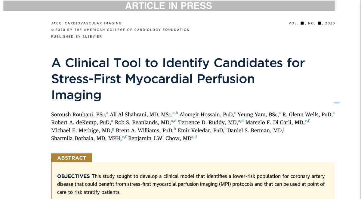 Congratulations Soroush. Could even be beneficial in the COVID-19 era. By eliminating rest imaging (reducing test duration), it also allows us to maximize opportunities for ‘time/physical distancing’ thereby improving safety of patients and staff.