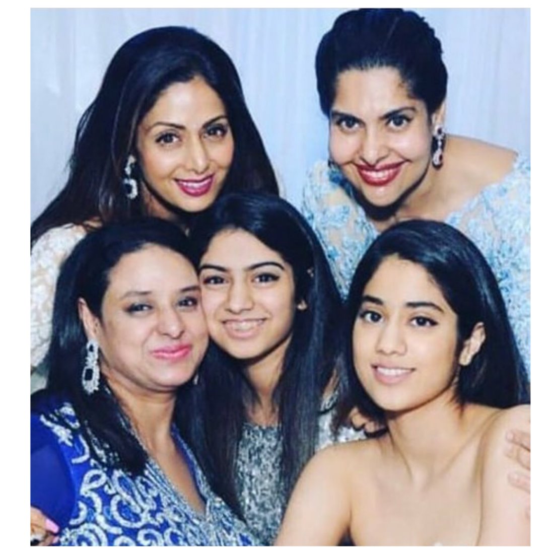Sridevi on Twitter: "#Sridevi's family; the Ayappan girls The hyphenate  hasn't really been adopted in India, otherwise, it could have been Janhvi  Ayappan-Kapoor and Khushi Ayappan-Kapoor or something. Embracing their  maternal side.