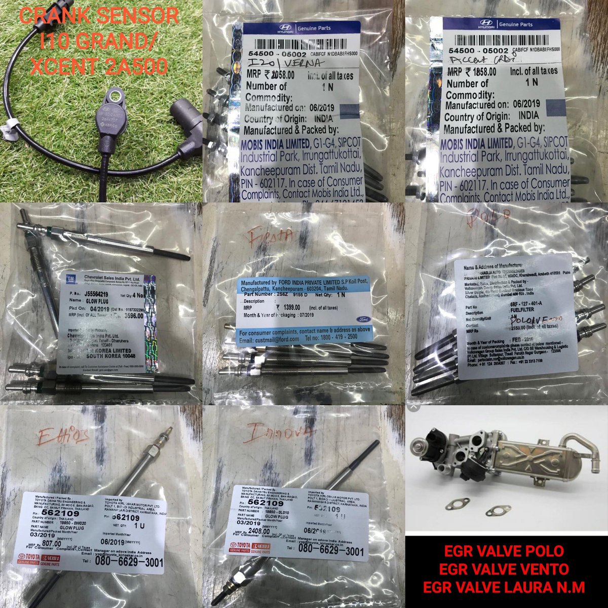 ThakurEntrprses's tweet photo. Genuine Spare Parts Available for all the Cars.
#THAKUR_ENTERPRISES #KRTCarCare
#Multi_Brand #Repair #Maintenance #Products #Servicing 
#caraccessories #carornaments #carcareproducts #carinteriors #cars 
For more Details contact @ 9501360007, 9501620007, 8146529510, https://t.co/CtrJJ8NVvm