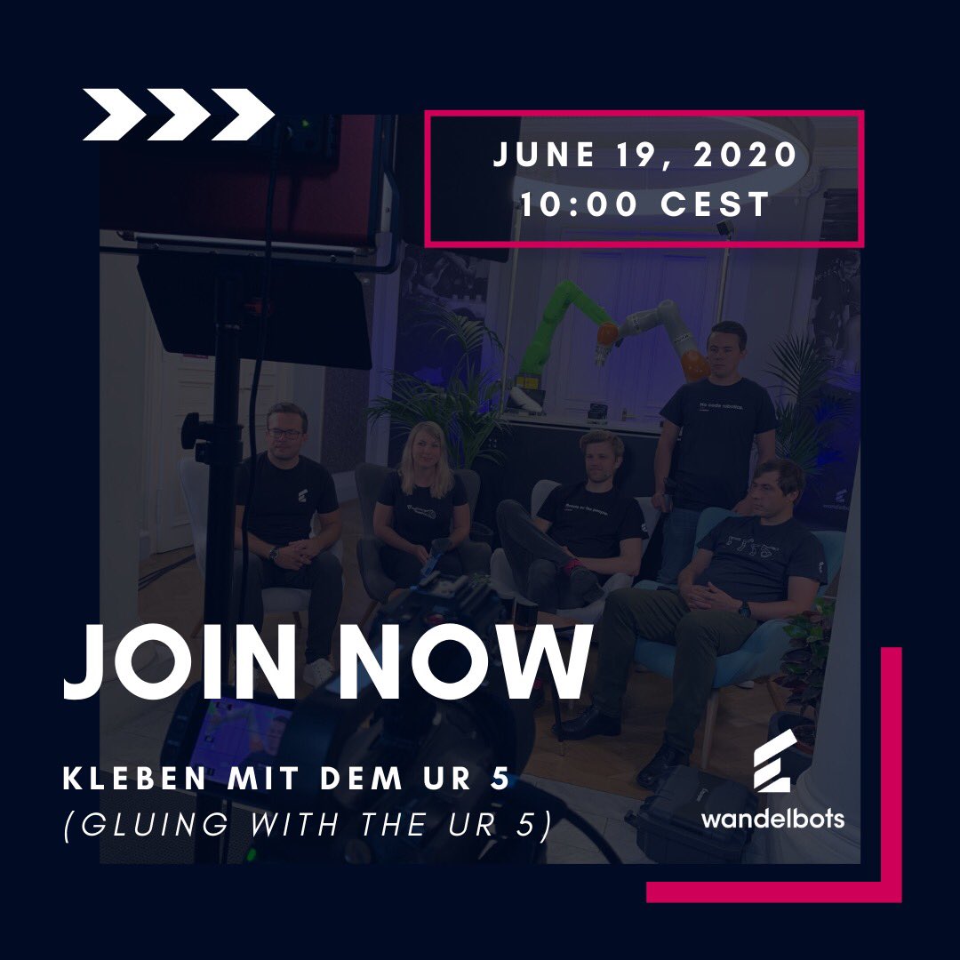 wandelbots's tweet image. It&apos;s the third and final day of our #TracePen launch. Another chance to meet us live and learn about our product from the experts themselves! Come one, come all! 🚀
Join here: bit.ly/TracePenKleben…
_____
#robotsforthepeople #automatica #robotics #wandelbots #robotprogramming