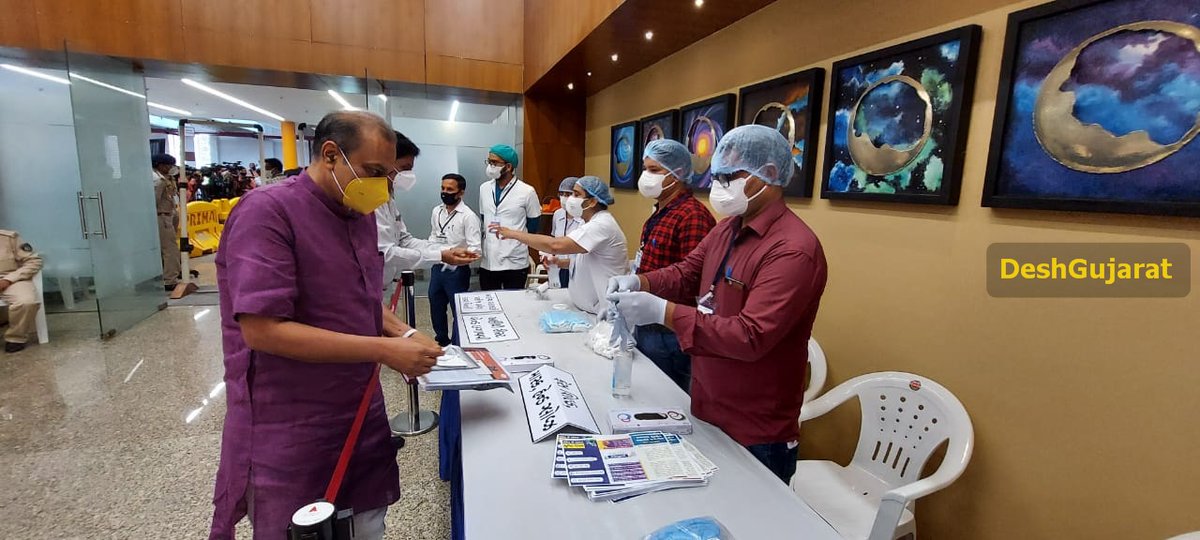 Polling for four Rajya Sabha seats in Gujarat DeshGujarat