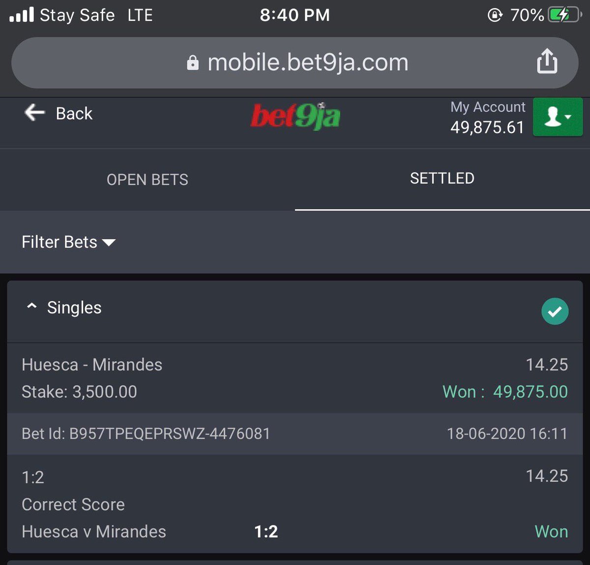 Reward is given to those who take risks. @successclubbet your games are really good, won as expected yesterday, would inbox you soon for today’s game. #bet9ja #BetCodes #Betwizad #betbiga #merrybet #sportybet