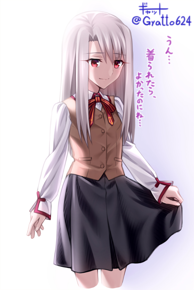 تويتر ギャット على تويتر Snイリヤの制服姿 T Co 5meej8gkrj