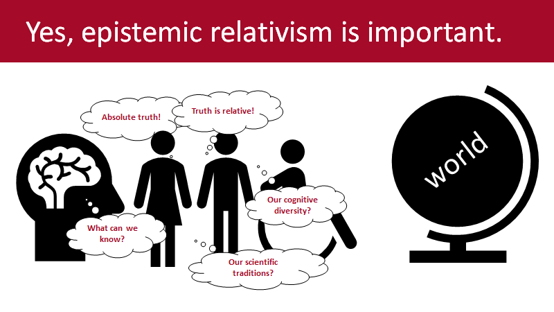 1/ Is relativism still relevant in philosophy of science? Understanding epistemic relativism, esp. in a “post-truth” era, is important. It raises Qs about our cognitive achievements & diversity. About our relationship to our world, communities, and cultural, scientific traditions