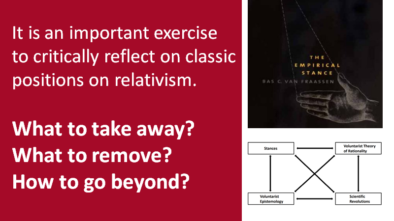 3/ Why study relativist views? Careful reflection on the strengths & weaknesses of phil theories (like the way van Fraassen developed relativist views in order to render Kuhnian scientific revolutions rational) can help us better understand how to pick & choose a good way forward