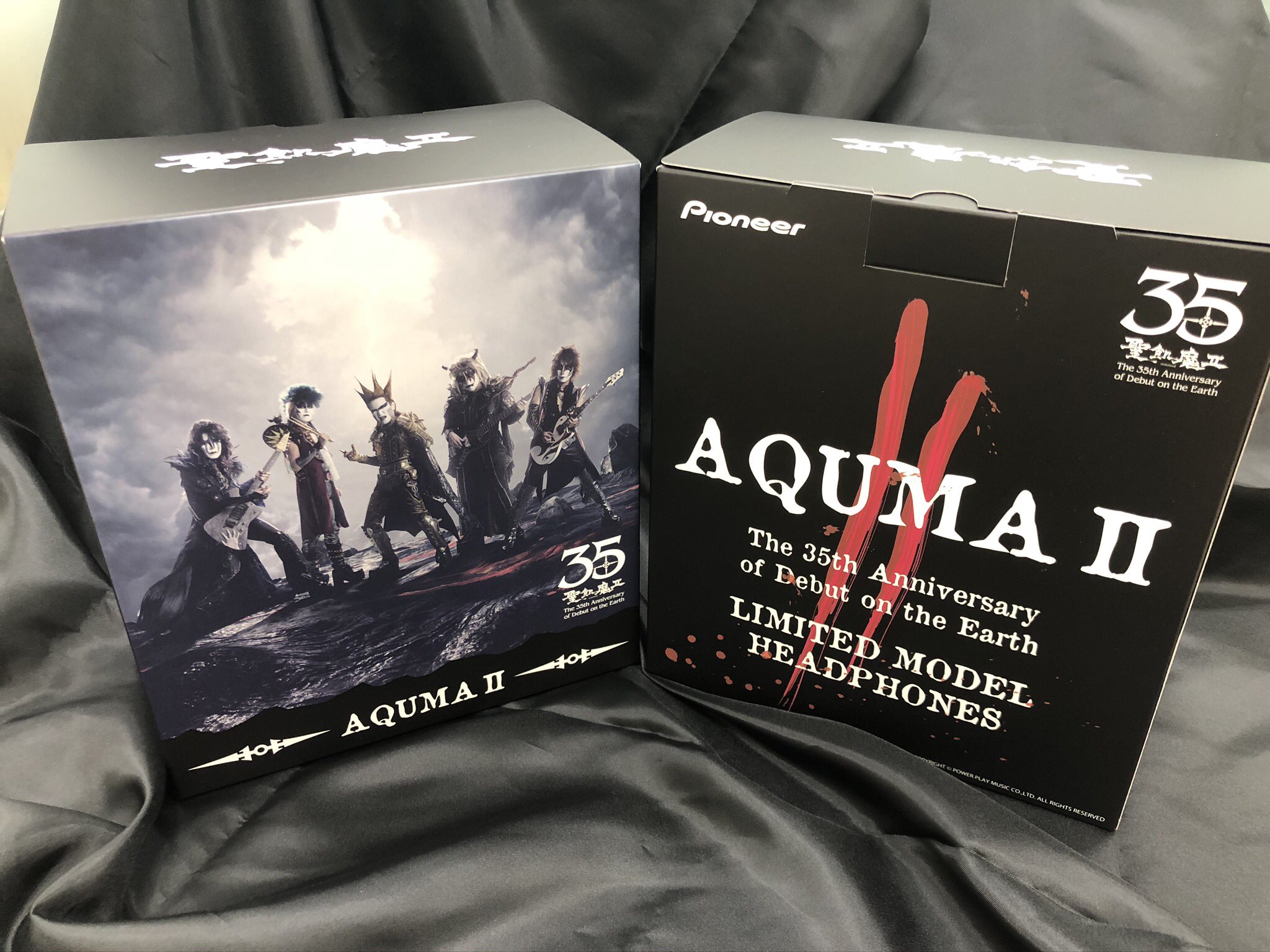 聖飢魔II Pioneer AQUMA II 限定モデルヘッドフォン 聖飢魔II Pioneer AQUMA II 限定モデルヘッドフォン Pioneer