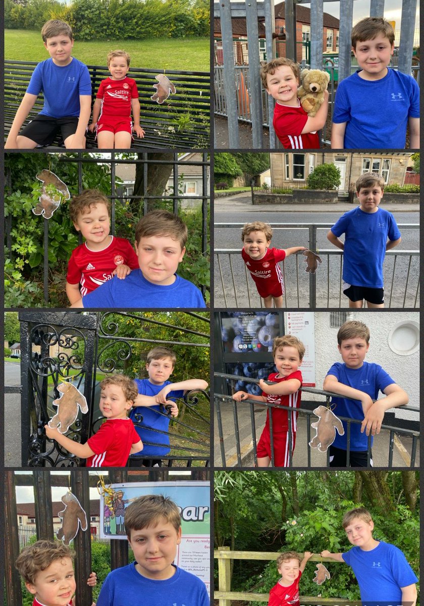 LynnD91's tweet photo. @St_BarbarasPS Liam and his little brother managed to find 8 on their walk on Wednesday 🐻 we will have another look today for the last 2 🔎👀 https://t.co/Jtuk3SM5gu