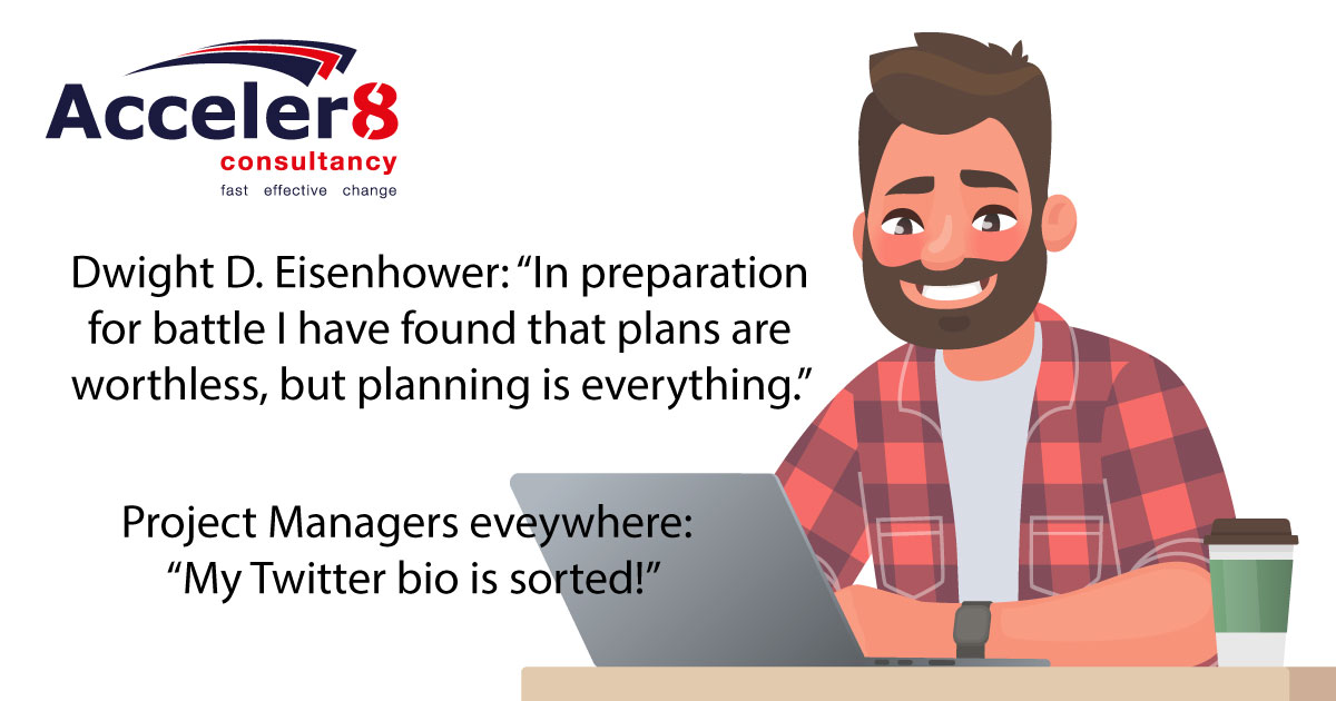 Acceler8C's tweet image. Twitter bio sorted 😁😁😁 

#fridayfun #ProjectManagementHumour #fridayfeeling #projectmanagement #projectmanager