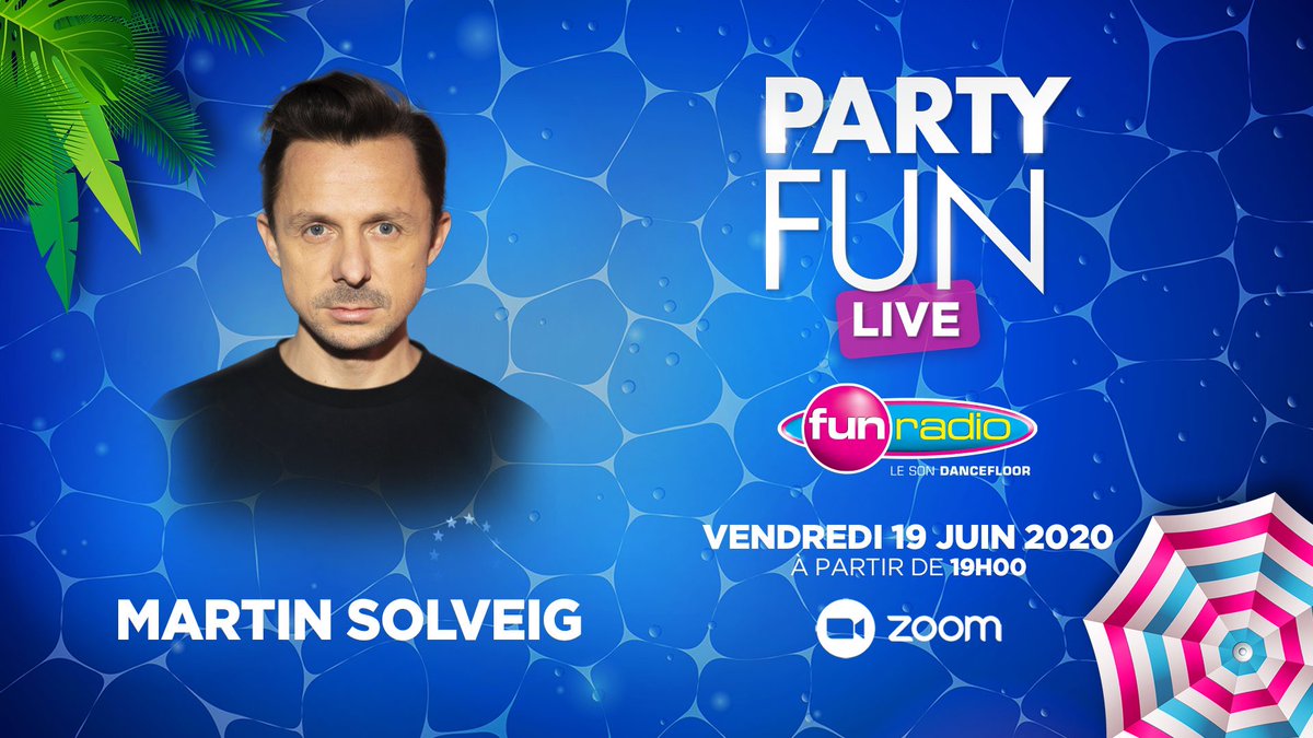 RDV ce soir de 19h à 20h avec les copains de @funradio_fr pour un PARTY FUN Live ❤️