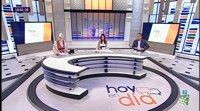 HoyEnDiaCSTV's tweet photo. Arrancamos el viernes en @canalsur con @PaulaSMercado @merlaracabello @sblanco y el Dr. López Trigo #Hed19jun https://t.co/bP9LxEDxMo