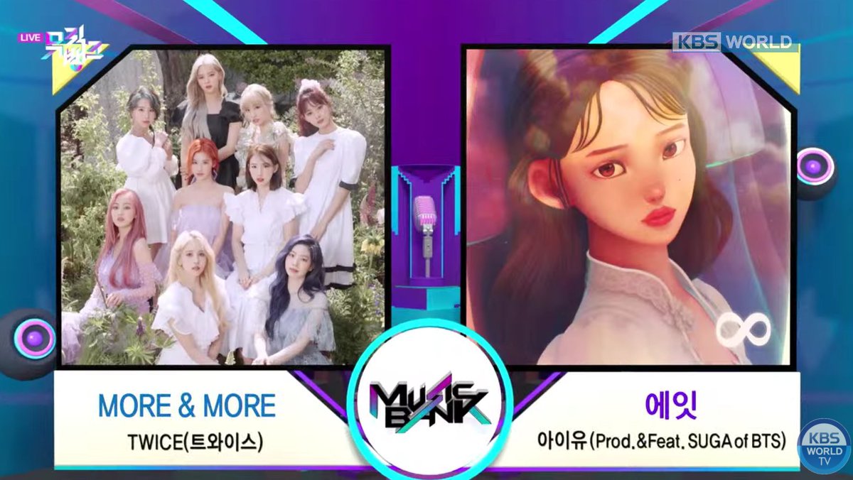 misayeon's tweet photo. TWICE More &amp; More is nominated for #1 on Music Bank today!!
#TWICE #트와이스 @JYPETWICE https://t.co/T16NTBr0zW