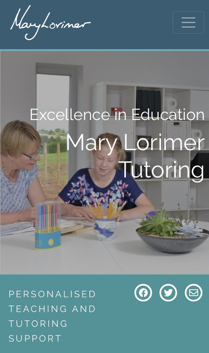 We love our new website - have a look! marylorimertutoring.co.uk #tutoring #education #Devon #Somerset