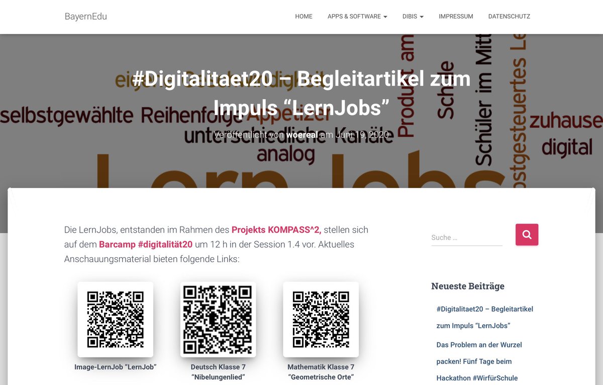 Woe_Real's tweet photo. Jetzt online auf #BayernEdu: Begleitartikel mit Material zu @digitalitaet20 von @Aki_re04 zur Session 1.4 #LernJobs (morgen um 12 h) 👉🏻 https://t.co/kve2pElP9L #digitalitaet20 #edupnx #fl_seminar #twlz #twitterlehrerzimmer https://t.co/ejnpU5XUmA