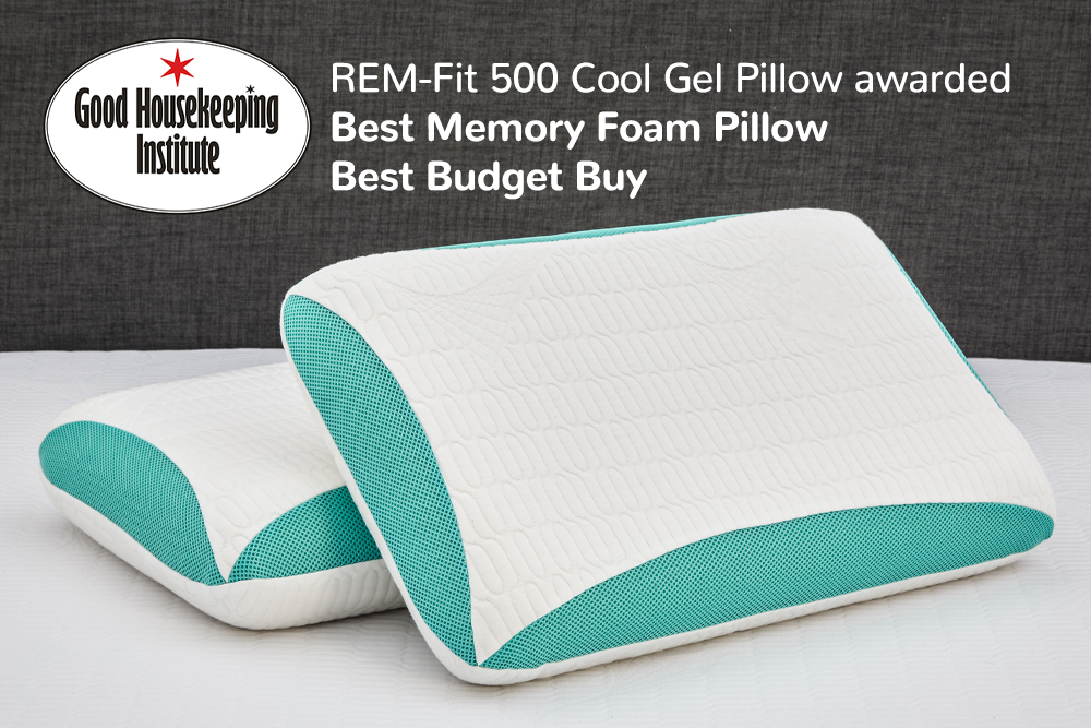 REMFITUK's tweet photo. The lovely people at @GHmagazine kipped on 22 pillows and have awarded our 500 Cool Gel Pillow 'BEST MEMORY FOAM PILLOW' and 'BEST BUDGET BUY'! 🏆🏆 
Read their full review > https://t.co/o2uzcnh8wd
#REMFit #SleepCool #BeBetterInBed #GoodHouseKeeping #Pillow #PillowTalk https://t.co/iIznt81meB
