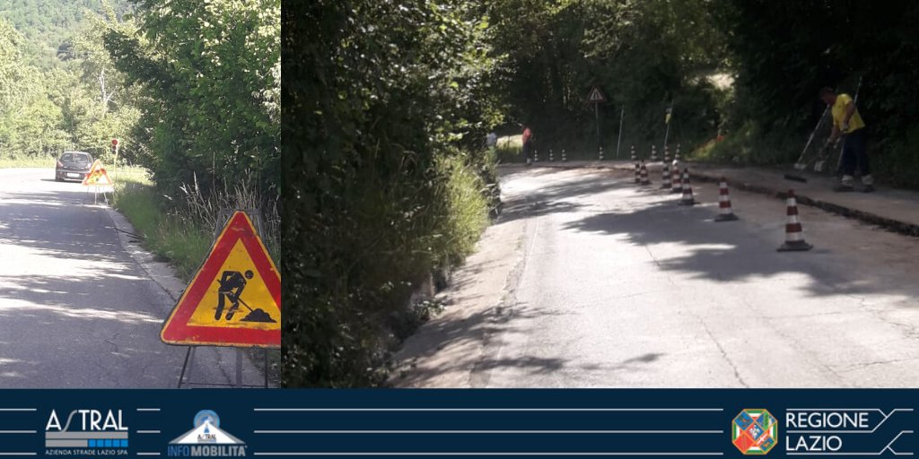 astralmobilita's tweet photo. 🔴🚦#SP28 #Trevi #Filettino 

#lavori in corso al Km 4+300 con senso unico alternato regolato da impianto semaforico

PRESTARE ATTENZIONE

@Emergenza24 @ferpress @Ciociaria24 @CiociariaO @quotidianolazio 
#viabiliLAZ https://t.co/hxa03KGg9n